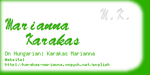 marianna karakas business card